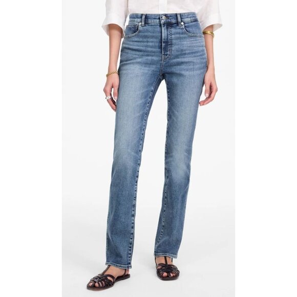 Madewell Petite High-Rise Stovepipe Jeans in Ashland Wash Women's Size 28P NWT!